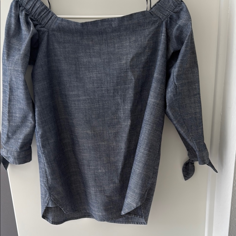 Banana Republic Blue Denim Top